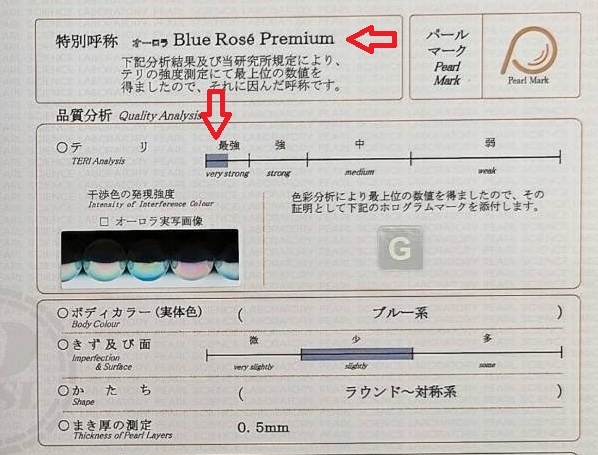 Aurora Blue Rosé Premium MyPearls.hu